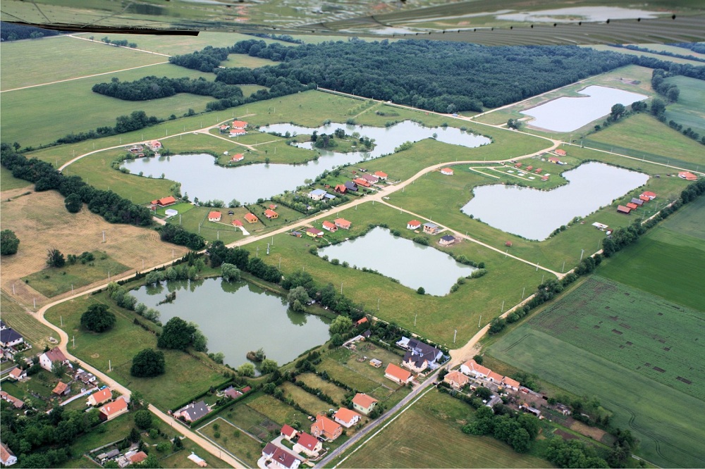Berekfischpark Horgasztó légifelvétel